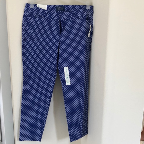 Old Navy Pants - Old Navy 💙NWT Pixie Blue Crop Capri Ankle Pants